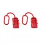Anderson Plug Dust Cover – End Cap for SB175 AMP Connector (Red Rubber) x2no.