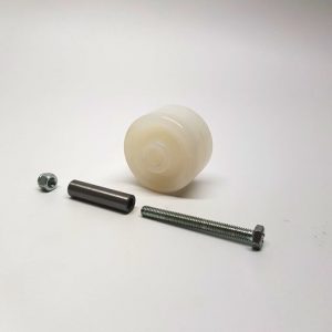 D50mm White Nylon Entry Roller/ Climber Wheel Kit