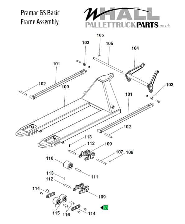 Frame Assembly Parts - Pramac GS Basic