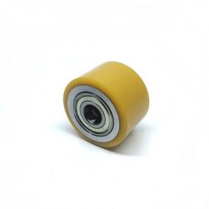 D74 x W50mm Yellow PU Steel Core Load Roller