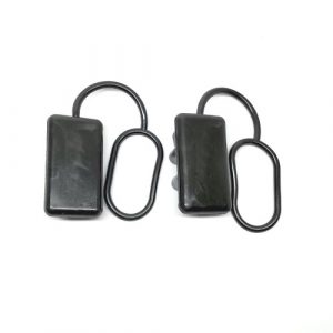 Anderson Plug Dust Cover- End Cap for SB350 AMP Connector (Black Rubber) x2no.