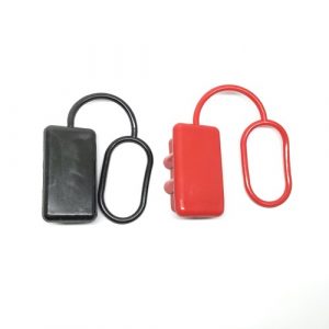 Anderson Plug Dust Cover- End Cap for SB350 AMP Connector (Black and Red Rubber) x1no.