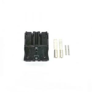 Anderson SBS75X AMP #10/12 Black Battery Connector with Female Auxiliary Pins