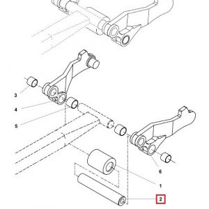 Handle pull/ lowering rod/ wire & chain Jungheinrich AM2200 pallet truck older 
